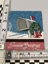 Rare Giant Feature Matchbook Perry’s Nut House Seasons Greetings Belfast... - $24.75