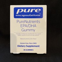 Pure Encapsulations PureNutrients EPA/DHA Gummy 36 Gummies NEW - £14.93 GBP