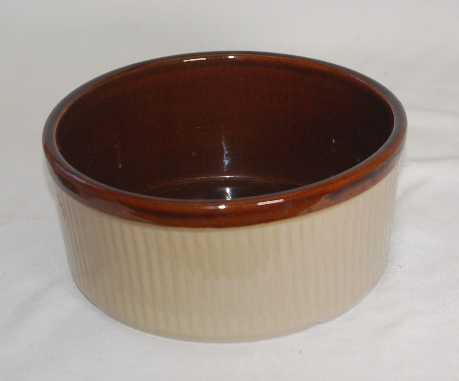 Western Stoneware Round Crock Serving Bowl 3601 Monmouth, IL USA - $49.49