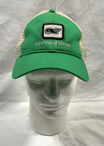 Vineyard Vines Snapback Trucker Baseball Hat Mens Whale Logo Green - £23.29 GBP