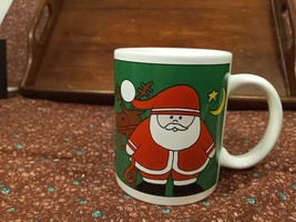 Christmas Santa With Reindeer With Presents  Mug - £6.45 GBP