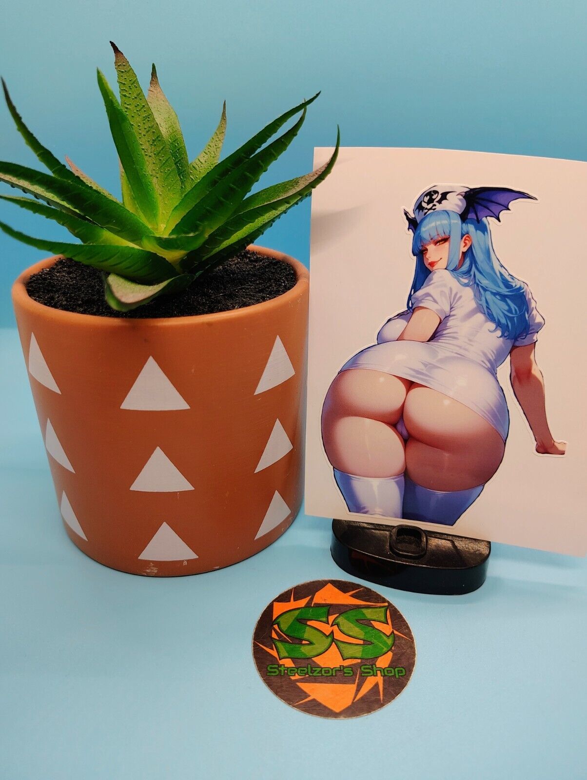 (4.5 Inches) Morrigan Aensland (Nurse) - Water-Resistant Vinyl Sticker - $5.99