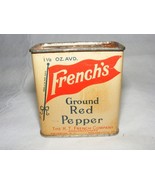Vintage French&#39;s Ground Red Pepper Spice Can - $371.16 MXN