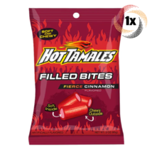 1x Bag Hot Tamales Fierce Cinnamon Flavored Soft &amp; Chewy Filled Bites | 3oz - £8.01 GBP