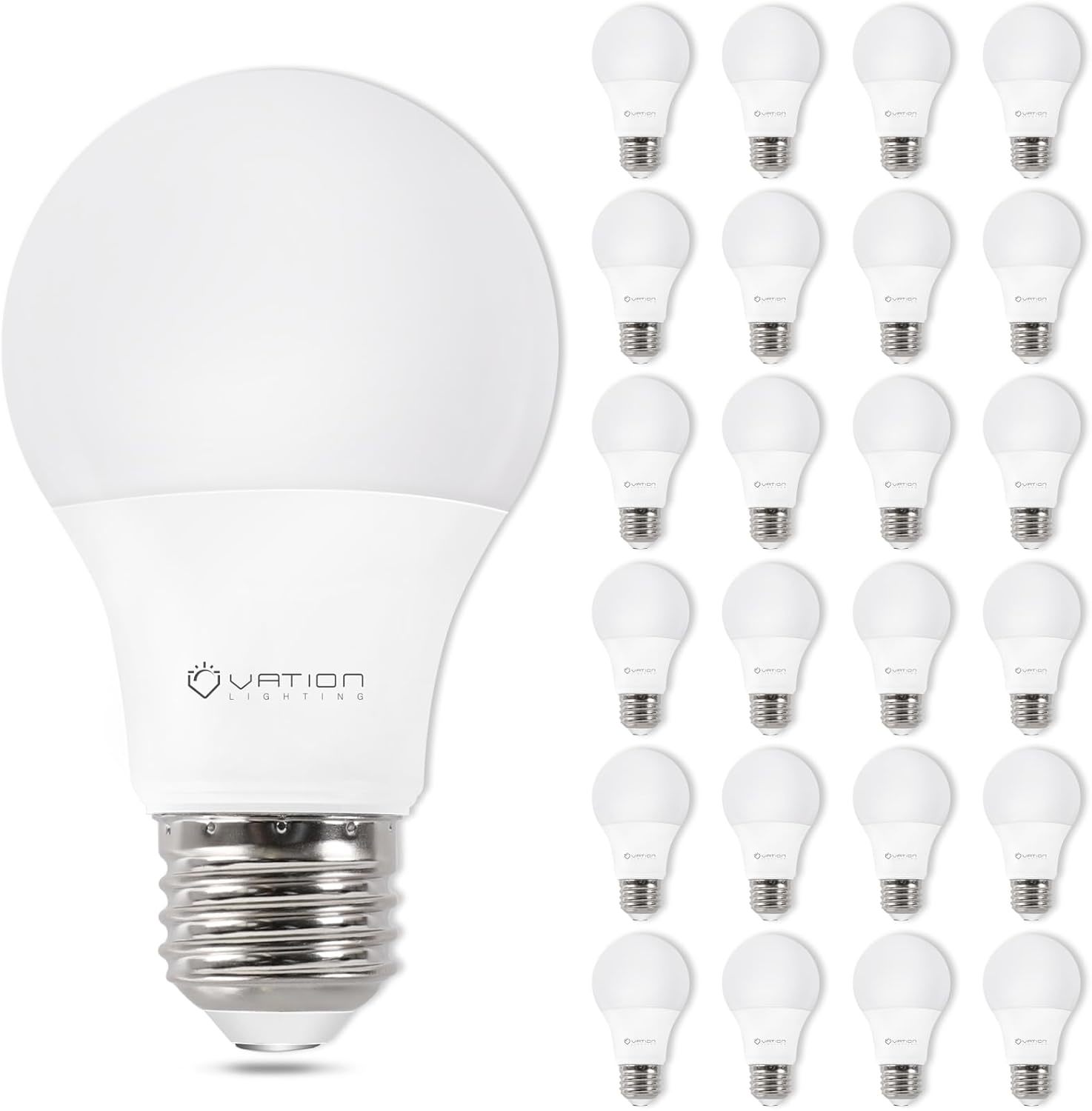 A19 Led Light Bulbs 60W Softwhite 2700K, 8.5Watt Efficient, 60 Watt, 24 ... - $32.98