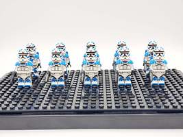 10pcs Star Wars 501st Legion Clone Jetpack Trooper Minifigures Building Toys - £16.51 GBP
