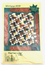 Pine Tree Lodge Quilt PATTERN Whirligig 218 Flannel Flinders Again H. Th... - $9.69