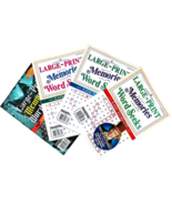 NEW Lot 4 Large Print MEMORIES Word Seek Search Munsters Charlie Chocola... - $19.88 CAD