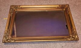 Antique Gold Wood Framed Mirror 23.25x15.25 Gilded Style Classic Decor - $99.99