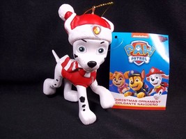 Kurt S Adler Paw Patrol resin Christmas ornament MARSHALL in Santa hat NEW - £10.32 GBP