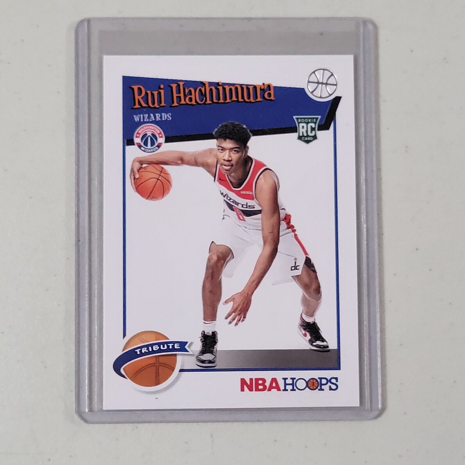 Rui Hachimura Rookie RC #300 Wizards 2019-2020 Panini NBA Hoops Rookie Tribute  - $10.72