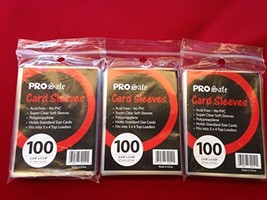 300 Pro-Safe Soft Penny Standard Card Sleeves (3 Sealed Packs) - Size 2 ... - $4.68