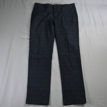 Masons Archivio Storico 36 x 34 Blue Plaid New York Slim Mens Dress Pants - £35.96 GBP
