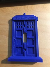 Doctor Who Tardis FAN ART Police Box Light Switch Cover Plate Phone Booth Dr Who - £8.75 GBP