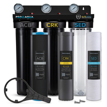 PRO+AQUA Elite Series GEN2 PRO-100-E 3-Stage Whole House Water Filtratio... - $495.56