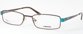 HEAD HJ7011 C9 Marrón / Turquesa Raro Único Gafas Marco 50-17-135mm - £76.04 GBP