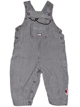 Gymboree VINTAGE Nautical By The Sea Whale Overalls Blue &amp; White Striped... - £15.47 GBP
