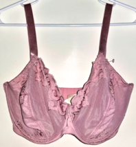 38DD Ashley Stewart Semi Sheer Unlined Underwire Bra Style 990X - $21.76