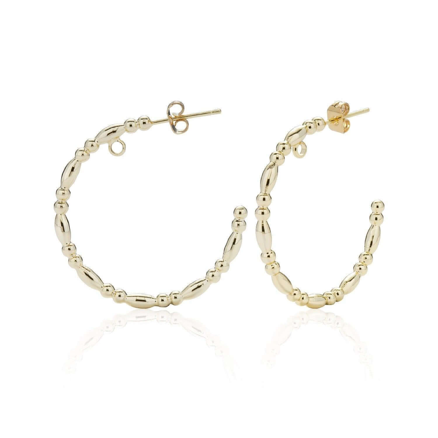 Crafted Bar Hoop Earring - $1.00