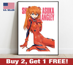 Neon Genesis Evangelion Asuka Langley 18&quot; x 24&quot; Anime Poster Print Yoshiyuki 3 - £10.60 GBP