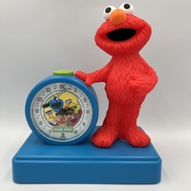 Sesame Street Elmo Alarm Clock Fantasma Henson Working Tested - £9.72 GBP