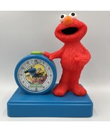 Sesame Street Elmo Alarm Clock Fantasma Henson Working Tested - £9.54 GBP
