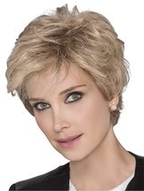 IMPULSE Lace Front Hand-Tied Human Hair/Heat Friendly Synthetic Blend Wig by Ell - £1,796.95 GBP