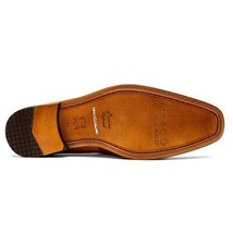Fangio Classic Penny Loafer Genuine Ostrich Leg Quil Cognac image 5
