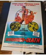 Brotherhood of Death 1976 Original Movie Poster 27x41 Blaxploitation Gri... - $3,618.95 MXN