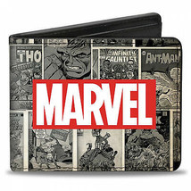 Marvel Comic Panels Wallet Grey - $25.98