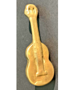Vintage Solid Brass Stringed Instrument Paperweight 2.75&quot;  [e-0] - $14.10 CAD