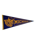 Vintage Michigan Wolverines Pennant NCAA College Felt - £52.18 GBP
