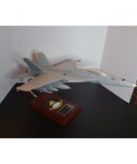 US Navy Mcdonnell Douglas F/a-18E Super Hornet 1:38 Model Plane Resin/Wo... - $256.41