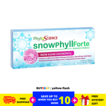 4 Box Phytoscience Snowphyll Forte Snow Algae Chlorophyll &amp; Mulberry Lea... - £130.91 GBP