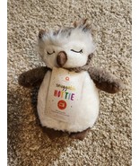 New Aroma Home Snuggable Hottie Microwavable Lavender Scented Owl Plush - $33.95 CAD