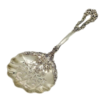 Sterling Silver Pierced Serving Spoon Candy Nut - £85.30 GBP