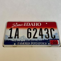 2015 United States Idaho Ada County Passenger License Plate 1A 6243C - $10.88