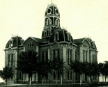 Parker County Court House Weatherford Texas TX UNP Postcard CT Photo Finish - £13.89 GBP