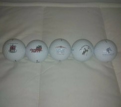 5 Pinnacle Golf balls #3 with logos of various courses Never hit - $373.45 MXN