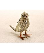 Homemade Bird Ornament, Micro Mirror Tiles, Jewelry Chain, Wire Feet, Ha... - €16,97 EUR
