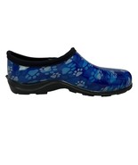 Sloggers Rain Garden Shoe Women&#39;s Size US 10 EU 40.5 Paw Print Blue Made... - $25.98 CAD