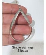 Sterling Silver Silpada &quot;Do the Twist&quot; Teardrop One  Dangle Earrings #W3068 - $18.23 CAD