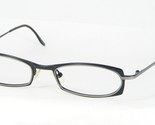 Oxibis BRAZIL 04 Z31 Schwarz/Silber-Grau Brille 50-19-130mm (Notizzettel) - $46.63