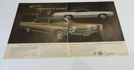 1968 Cadillac Fleetwood Eldorado Vintage Werbung Aufdruck Kunst Auto Ad K109 - £19.58 GBP