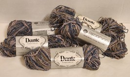 Lot of 11 Skeins Berroco Knitting Yarn Dante Blue Gray Slubby 50g Rayon ... - $49.49