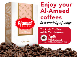 Alameed Coffee Light With Cardamom 250 Gram - £47.92 GBP