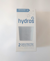Hydros Multi Filter Replacements All Vessels Water Bottle Carafe Pitcher... - $12.85