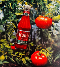 1963 Hunt&#39;s Tomato Catsup Ketchup Advertisement Condiments Vintage DWJJ17 - $35.14 CAD