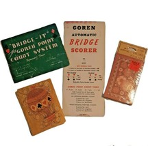 All Vintage Bridge Cards Scorer Tallies and Point Counter 1956 and 80&#39;s - £14.70 GBP