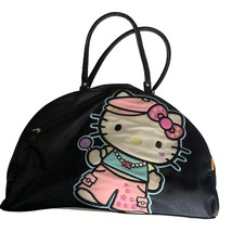 RARE Hello Kitty Sanrio Bowler Bag Tote Duffle Overnight Weekender Embroidered - £54.87 GBP
